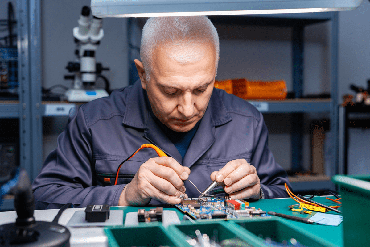 Процесс ремонта техники Dors в dors-servis